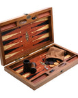 3-IN-1 Chess, Checkers & Backgammon Set | Rosewood & Mother of Pearl