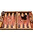 3-IN-1 Chess, Checkers & Backgammon Set | Rosewood & Mother of Pearl