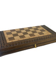 3-in-1 Combo Games | Solid Beech | Folding | Carved