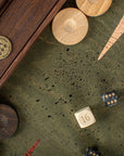 Backgammon | Green Natural Cork | 30cm | BFF3GRE