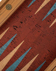 Backgammon | Red Natural Cork | 30cm | BFF3RED