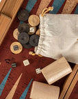 Backgammon | Red Natural Cork | 30cm | BFF3RED