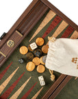 Backgammon | Green Natural Cork | 30cm | BFF3GRE