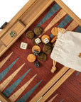Backgammon | Red Natural Cork | 30cm | BFF3RED