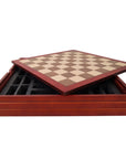 WALNUT MAPLE MATTE FINISH | Storage Box | 3.7cm Squares | B08943