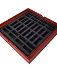 WALNUT MAPLE MATTE FINISH | Storage Box | 3.7cm Squares | B08943