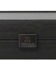 Backgammon | Carbon Fibre Finish | Black & Red Inlay Points | Handmade | Side Racks | 30 x 20cm | BDE3CFR