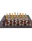 STALLION KNIGHT | Anjan Wood | 78mm King | Wenge Maple Board | 45mm Squares