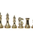 STAUNTON | Solid Brass | Black & Gold | 105mm King