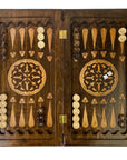 Backgammon Set | Solid Beech | Carved | Lion Body