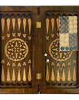 Backgammon Set | Solid Beech | Carved | Lion Head