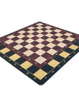 Mousepad wood grain chess board | large