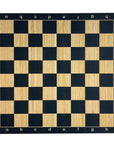 Mousepad wood grain chess board | large
