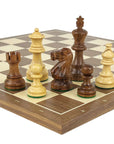 AMERICAN STAUNTON | Economy Walnut & Maple with notation board (medium)