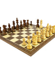 AMERICAN STAUNTON | Economy Walnut & Maple with notation board (medium)