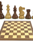 AMERICAN STAUNTON broadbase | Walnut & Maple with notation board (x large)