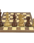 AMERICAN STAUNTON broadbase | Walnut & Maple with notation board (x large)
