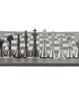 Art Deco, Copper and Pewter & Leather board | large