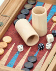 Backgammon | Red Natural Cork | 30cm | BFF3RED