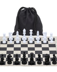 Vinyl Roll-up Tournament Set | Drawstring Bag | 50 mm Squares