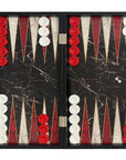 Backgammon | Classic Black Marble | 48cm