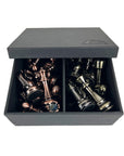 Traditional copper & brass finish pieces & Leather board | x large