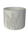 wax shell with candle