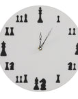 Chess Wall Clock | Round | Wood