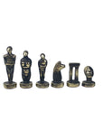 Cycladic Metal Pieces | Black Poplar Board | Small