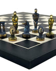 Cycladic Metal Pieces | Black Poplar Board | Small