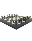 Cycladic Metal Pieces | Black Poplar Board | Small