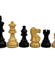 AMERICAN STAUNTON, ebonised | Black Poplar & Birds Eye Maple board (small)