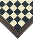 BLACK DYED POPLAR & WHITE ERABLE with Ebony Border | Deluxe | XX Large