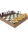 ENGLISH CAP | Black Poplar & Sycamore board with Walnut border (xx large)