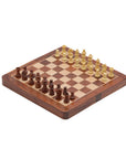 Travel Chess Set | Wooden | Magnetic | Folding | 25cm