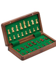 Travel Chess Set | Wooden | Magnetic | Folding | 25cm