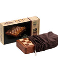 Travel Chess Set | Wooden | Magnetic | Folding | 25cm