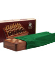 Travel Chess Set | Wooden | Magnetic | Folding | 25cm