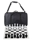 Hardback Folding Chess Set with Deluxe Canvas Bag | 47mm Squares