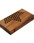 CHINESE CHECKERS Fold Set | 25 cm | Solid Wood