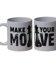 Chess Themed Coffee Mugs | Gloss Finish | 330ml