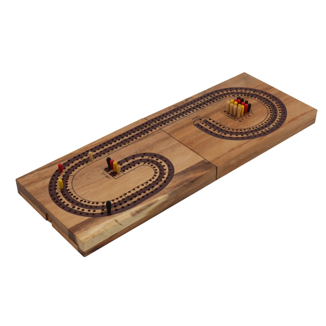 CRIBBAGE | 23 cm Board | Solid Wood – House of Chess