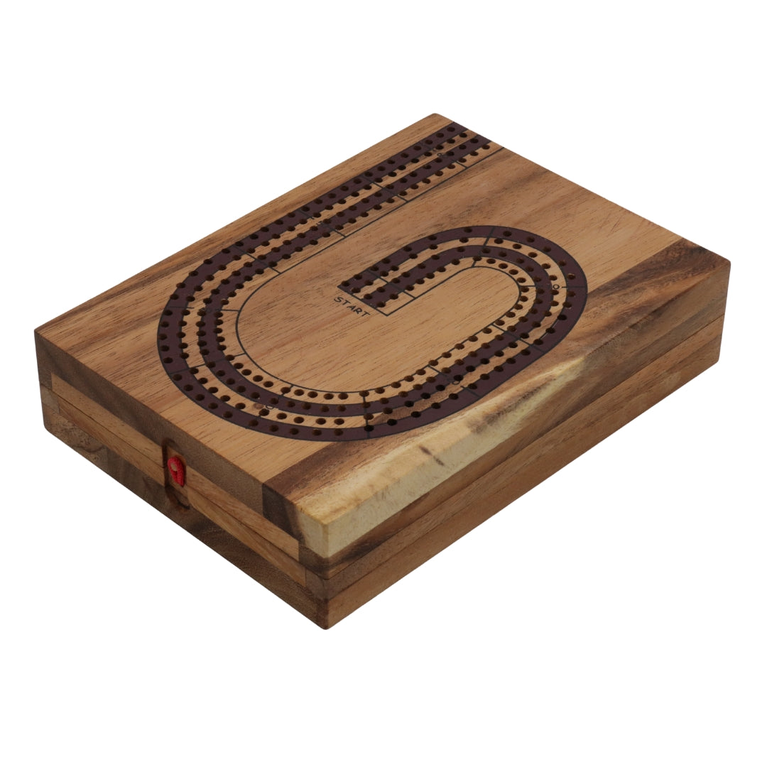 CRIBBAGE | 23 cm Board | Solid Wood – House of Chess