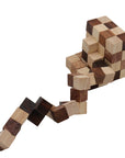 CUBE KING SNAKE | 80 mm | Solid Wood