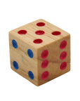 DICE | 15 mm | Wood with Multicolour Print | Individual Dice