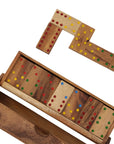 DOMINOES | Double-6 Set | Hardwood | 50 × 27 mm Blocks