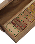 DOMINOES | Double-6 Set | Hardwood | 50 × 27 mm Blocks