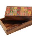 DOMINOES | Double-9 Set | Hardwood | 50 × 25 mm Blocks