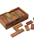 DOMINOES | Double-9 Set | Hardwood | 50 × 25 mm Blocks