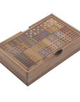 DOMINOES | Double-9 Set | Hardwood | 50 × 25 mm Blocks